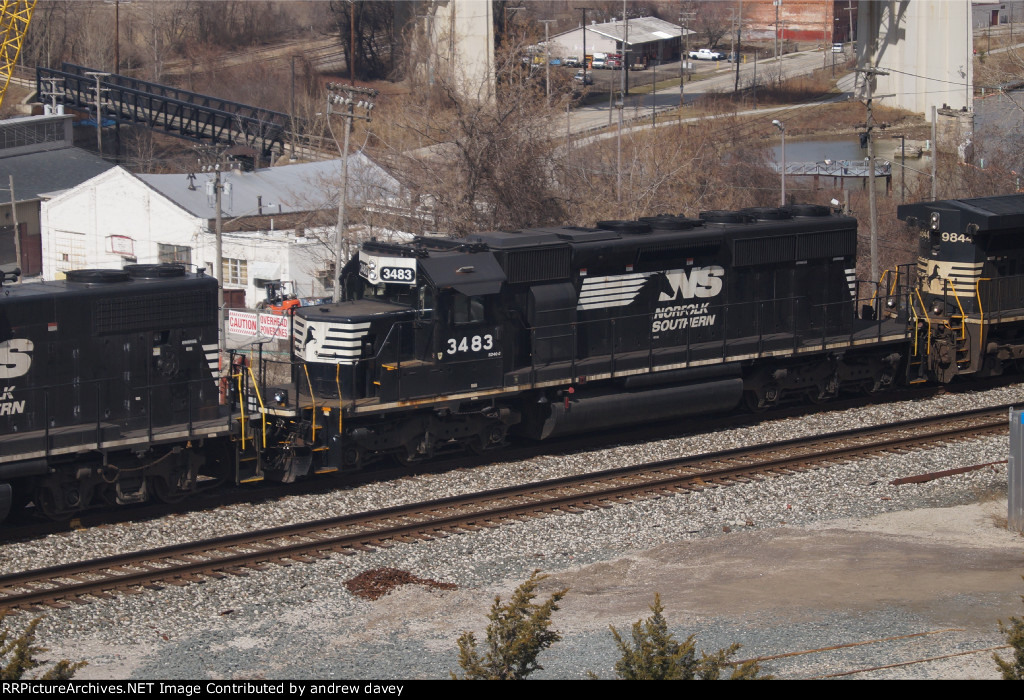 NS 309 With an aging SD40-2 W/ a D&H Sticker